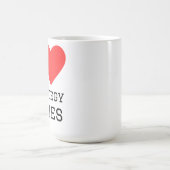 Ich liebe Strategiespiele Kaffeetasse (Mittel)
