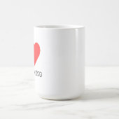 Ich liebe Streaming Kaffeetasse (Mittel)