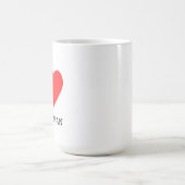 Ich liebe Strongman Kaffeetasse (Mittel)