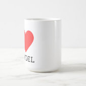Ich liebe Strudel Kaffeetasse (Mittel)