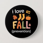 Ich liebe Sturzprävention Button (Vorderseite)