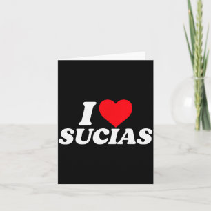 Ich liebe Sucias Ich Herz Sucias Vintage abgenutzt Karte