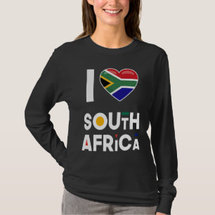 Ich liebe Südafrika  Flagge Ich liebe Südafrika T-Shirt
