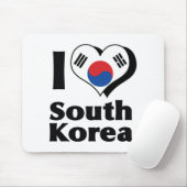 Ich liebe Südkorea-Flagge Mousepad (Mit Mouse)