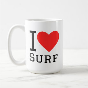Ich liebe Surfen Kaffeetasse