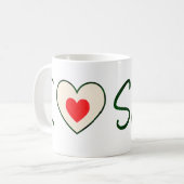 Ich liebe Sushi Tasse (Vorderseite Links)