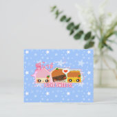 Ich Liebe Süßigkeiten! Postkarte (Stehend Vorderseite)