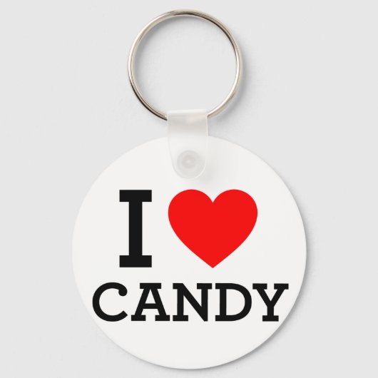 Ich Liebe Süßigkeiten. Schlüsselanhänger (Vorderseite)