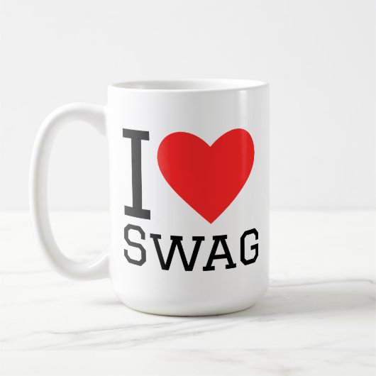 Ich liebe Swag Kaffeetasse (Links)
