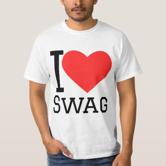 Ich liebe Swag T-Shirt (Vorderseite)
