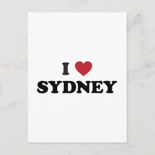 Ich liebe Sydney Australien Postkarte