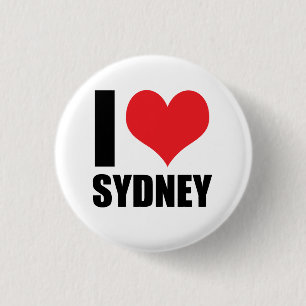Ich liebe Sydney Button