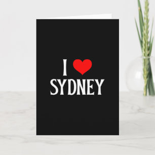Ich liebe Sydney Ich Herz Sydney Australien Oz Rei Karte