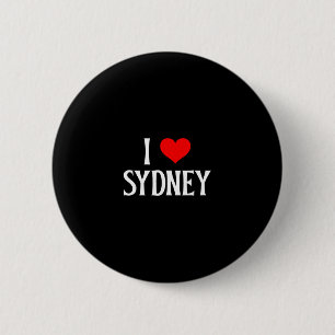 Ich liebe Sydney Ich liebe Sydney Australien Oz Re Button