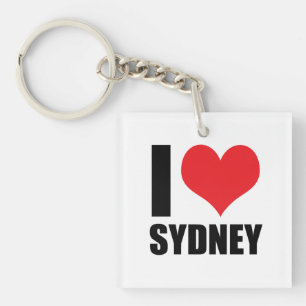 Ich liebe Sydney Schlüsselanhänger