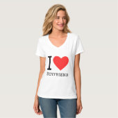 Ich Liebe T-Shirt (Vorderseite Vollansicht)