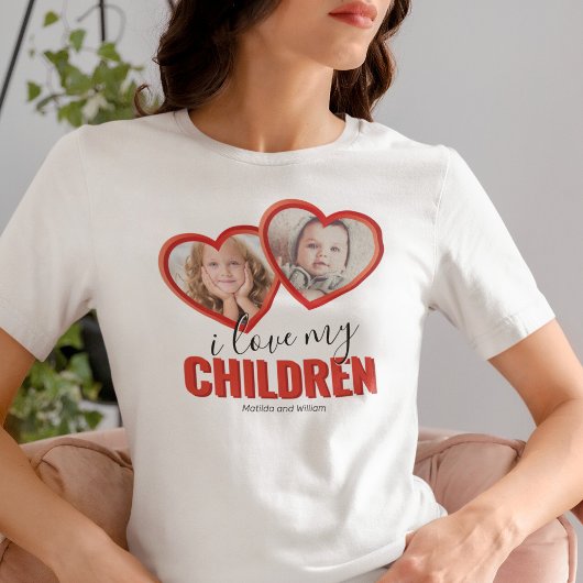 Ich Liebe T - Shirt für meine Kinder