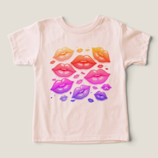 Ich Liebe T - Shirt meiner Familie Kleinkind (Design Vorderseite)