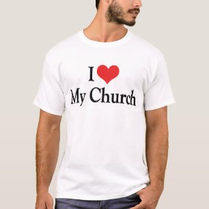 Ich Liebe T - Shirt meiner Kirche