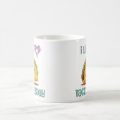 Ich liebe Taco Dienstag Kaffeetasse (Mittel)