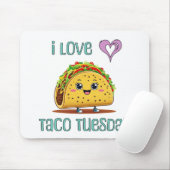 Ich liebe Taco Dienstag Mousepad (Mit Mouse)