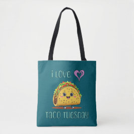 Ich liebe Taco Dienstag Tasche