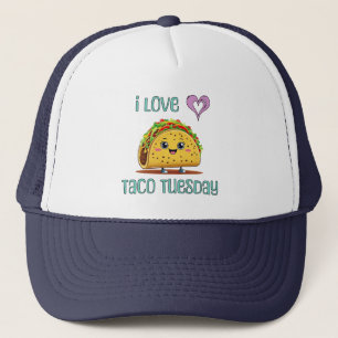 Ich liebe Taco Dienstag Truckerkappe
