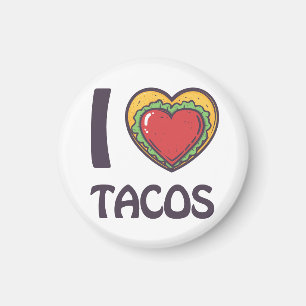 Ich liebe Tacos Magnet
