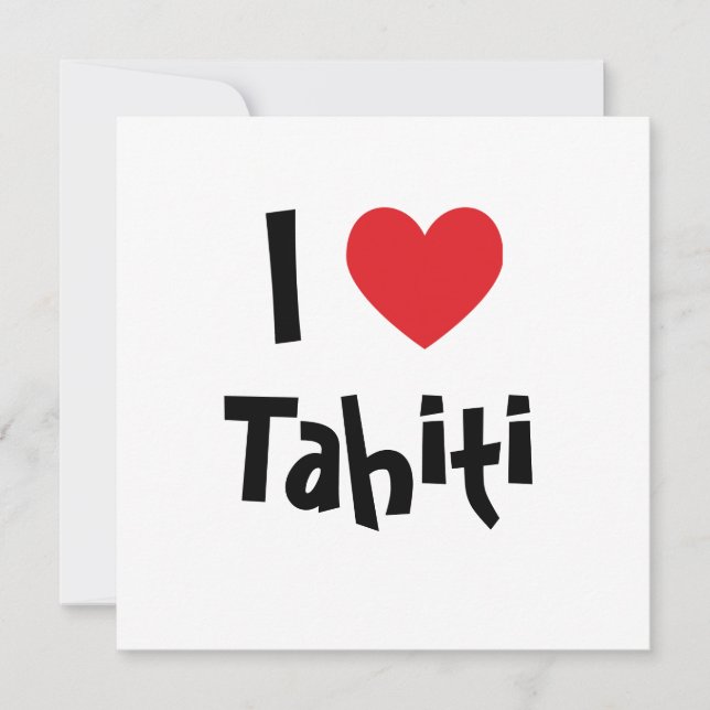 Ich liebe Tahiti (Vorderseite)