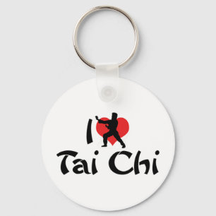 Ich liebe Tai Chi Schlüsselanhänger