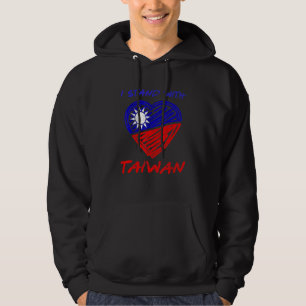 Ich liebe Taiwan-Flagge Taiwanesisches Herz Ich st Hoodie