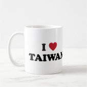 Ich liebe Taiwan Kaffeetasse (Links)