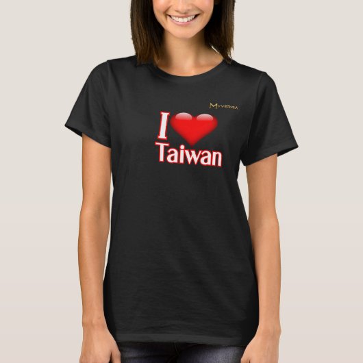 Ich liebe Taiwan T-Shirt (Vorderseite)