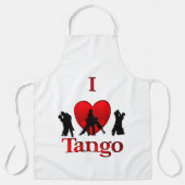 Ich liebe Tango Schürze (Vorderseite)
