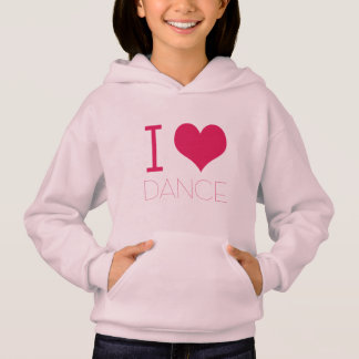 "Ich Liebe-Tanz-" Tanz-Praxis-AbnutzungHoodie Hoodie