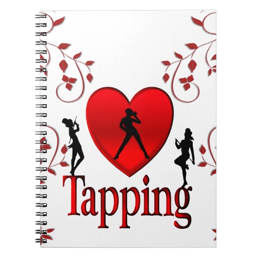 Ich liebe Tap Dance Notizblock (Vorderseite)