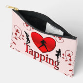 Ich liebe Tap Dance Pink Zubehörtasche (Offen)