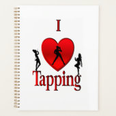 Ich liebe Tap Dance Planer (Vorderseite)