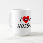 Ich Liebe Tasse meines Mannes (Vorderseite Links)