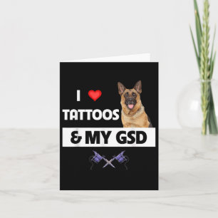 Ich Liebe Tattoos und mein GPS-Hundehund Karte