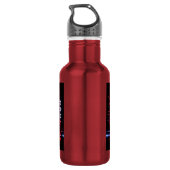 ICH LIEBE TECHNO EDELSTAHLFLASCHE (Rückseite)