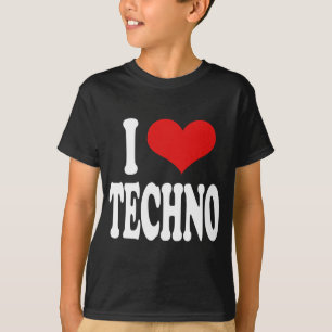 Ich liebe Techno T-Shirt