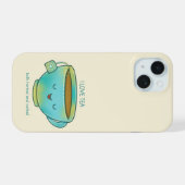 Ich liebe Tee, sowohl Kräutertee als auch verbale iPhone 15 Hülle (Rückseite (Horizontal))