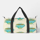 Ich liebe Tee, sowohl Kräutertee als auch verbalen Duffle Bag (Vorderseite)