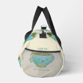 Ich liebe Tee, sowohl Kräutertee als auch verbalen Duffle Bag (Rechts)