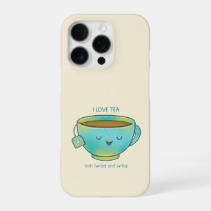 Ich liebe Tee, sowohl Kräutertee als auch verbalen iPhone 16 Pro Hülle