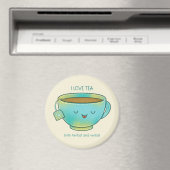 Ich liebe Tee, sowohl Kräutertee als auch verbalen Magnet (In Situ (Geschirrspüler))