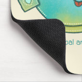 Ich liebe Tee, sowohl Kräutertee als auch verbalen Mousepad (Ecke)