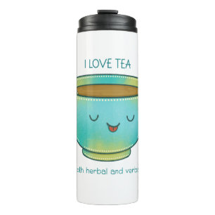Ich liebe Tee, sowohl Kräutertee als auch verbalen Thermosbecher