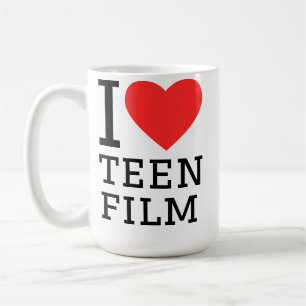 Ich liebe Teenager-Filme Kaffeetasse